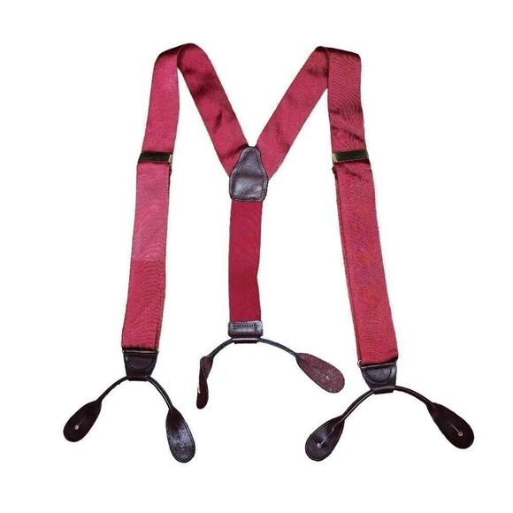Perry Ellis Mens Accessories, Classic Braces Suspenders & Adjustable Clips, OSFM - Picture 1 of 7